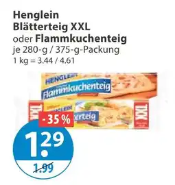 V Markt Henglein blätterteig xxl Angebot