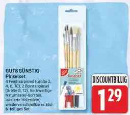 E-Center Gut&günstig pinselset Angebot