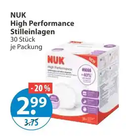 V Markt Nuk high performance stilleinlagen Angebot