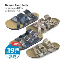 V Markt Damen pantolette navy Angebot