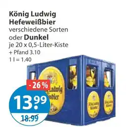 V Markt König ludwig hefeweißbier Angebot