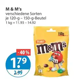 V Markt M & m’s Angebot