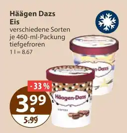 V Markt Häagen dazs eis Angebot