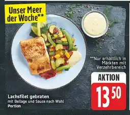 E-Center Lachsfilet gebraten Angebot