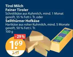V Markt Tirol milch feiner tiroler Angebot