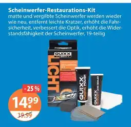 V Markt Quixx scheinwerfer-restaurations-kit Angebot