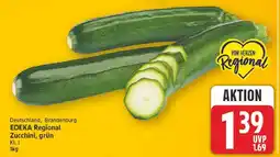E-Center Edeka regional zucchini, grün Angebot
