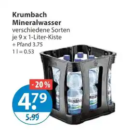 V Markt Krumbach mineralwasser Angebot
