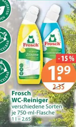 V Markt Frosch wc-reiniger Angebot