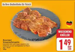 E-Center Bauerngut schweinefiletspieße Angebot