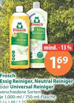 V Markt Frosch essig reiniger Angebot