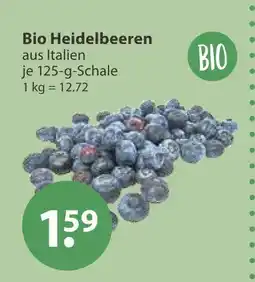 V Markt Bio heidelbeeren Angebot