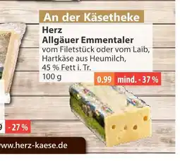 V Markt Herz allgäuer emmentaler Angebot