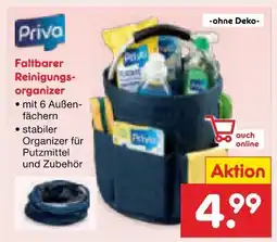 Netto Marken-Discount Priva faltbarer reinigungsorganizer Angebot