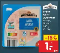 Netto Marken-Discount Hotmann frischwurst-aufschnitt Angebot