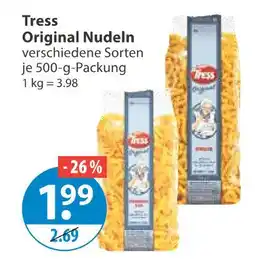 V Markt Tress original nudeln Angebot
