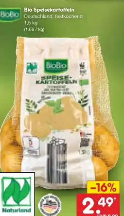 Netto Marken-Discount Biobio bio speisekartoffeln Angebot