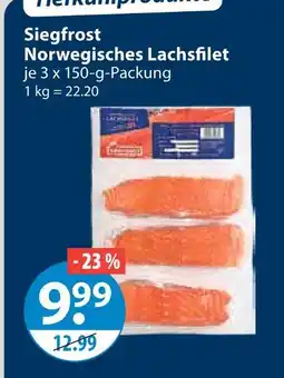 V Markt Siegrost norwegisches lachsfilet Angebot