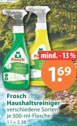 V Markt Frosch haushaltsreiniger Angebot