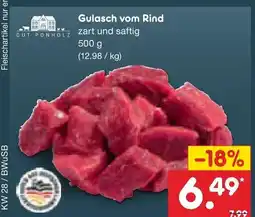 Netto Marken-Discount Gut ponholz gulasch vom rind Angebot