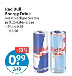 V Markt Red bull energy drink Angebot