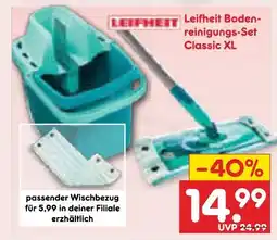 Netto Marken-Discount Leifheit bodenreinigungs-set classic xl Angebot