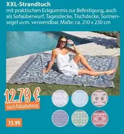 V Markt Xxl-strandtuch Angebot