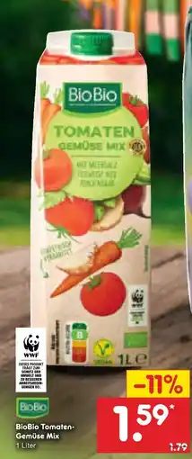 Netto Marken-Discount Biobio tomaten-gemüse mix Angebot