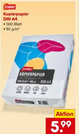Netto Marken-Discount Mika kopierpapier Angebot