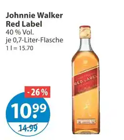 V Markt Johnnie walker red label Angebot