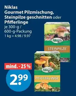 V Markt Niklas steinpilze geschnitten Angebot
