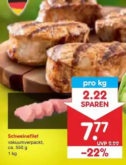 Netto Marken-Discount Schweinefilet Angebot