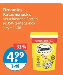 V Markt Dreamies katzensnacks Angebot