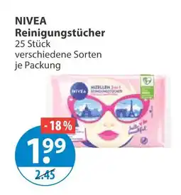 V Markt Nivea reinigungstücher Angebot