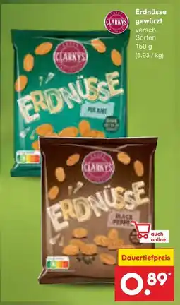 Netto Marken-Discount Clarkys erdnüsse gewürzt Angebot