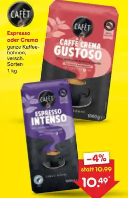 Netto Marken-Discount Cafet espresso oder crema Angebot