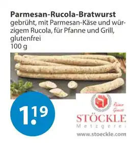 V Markt Stöckle parmesan-rucola-bratwurst Angebot