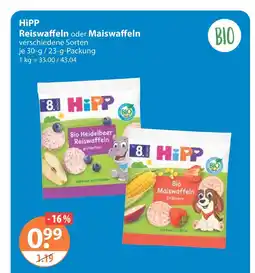 V Markt Hipp reiswaffeln Angebot