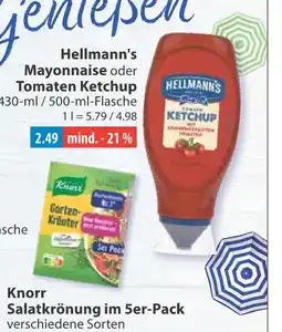 V Markt Hellmann's mayonnaise Angebot