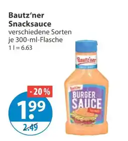 V Markt Bautz’ner snacksauce Angebot