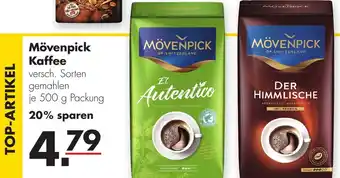 Handelshof Top-Artikel Móvenpick Kaffee je 500g Packung Angebot