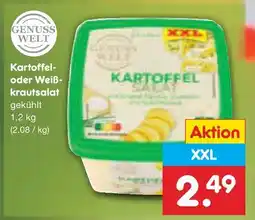 Netto Marken-Discount Kartoffel- oder weißkrautsalat Angebot