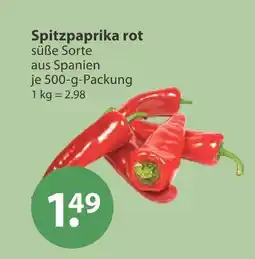 V Markt Spitzpaprika rot Angebot