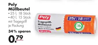 Handelshof Pely Müllbeutel 34% sparen Angebot