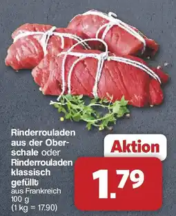 Famila Nord West Rinderrouladen aus der Oberschale oder Rinderrouladen klassisch gefüllt Angebot