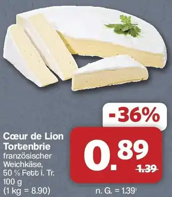 Famila Nord West Cœur de Lion Tortenbrie Angebot