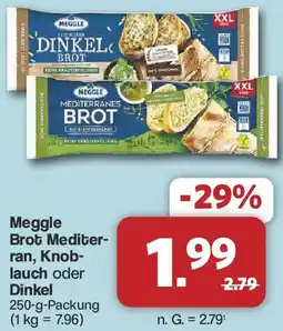 Famila Nord West Meggle Brot Mediterran, Knoblauch oder Dinkel Angebot
