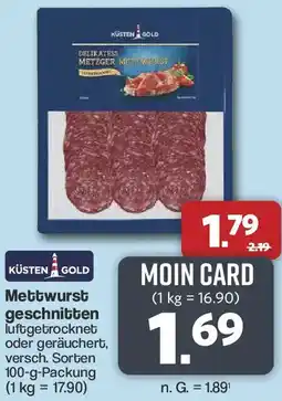 Famila Nord West KÜSTEN GOLD Mettwurst geschnitten Angebot