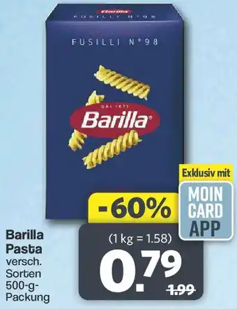 Famila Nord West Barilla Pasta Angebot