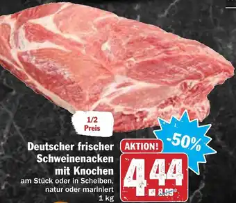 Hit Deutscher frischer Schweinacken mit Knochen Angebot